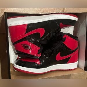 AIR JORDAN 1 RETRO HIGH OG GS 'PATENT BRED'